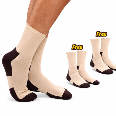 Heel & Toe Soft & Extra Padded Socks (Buy 1 Get 2 Pairs FREE)
