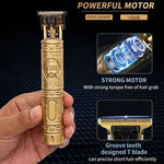 Stylish Golden Trimmer With Free Digital Watch