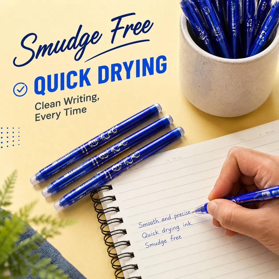 Pack of 12 Erasable Gel Pen