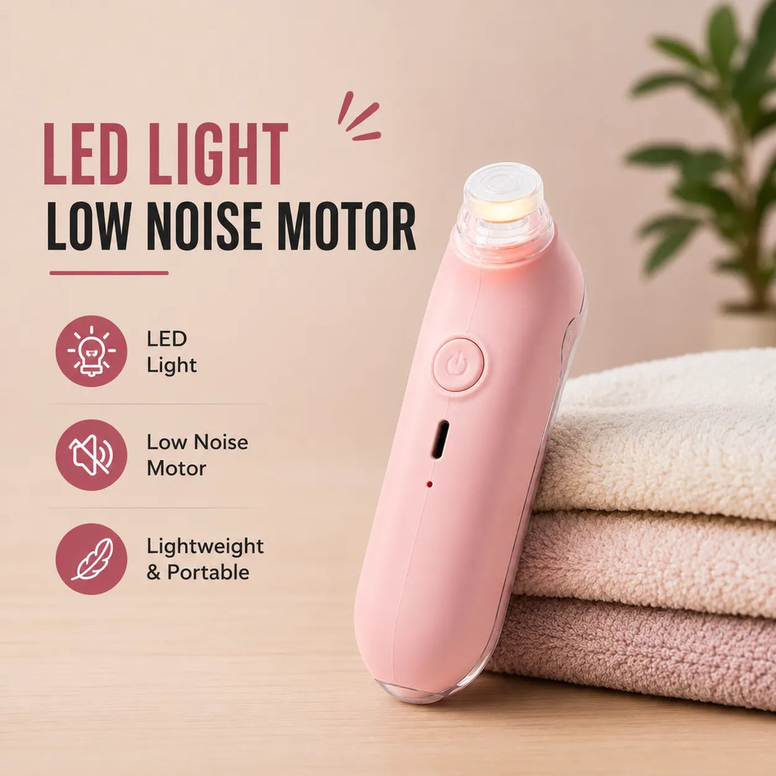 Baby Nail Care Set with Built-In LED Light