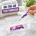 Pack of 3 Foldable Travel Toothbrushes