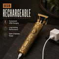 Premium Golden Grooming Trimmer with Digital Watch