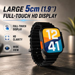 Bluetooth Smartwatch With Calling & Big Display | Water Resistant