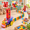 Automatic Domino Train Set with Lights & Sound – 40 PCS