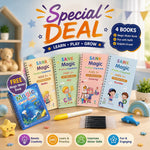 Pack of 4 Sank Magic Book With Free Magic Color Book