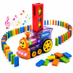 Automatic Domino Train Set with Lights & Sound – 40 PCS