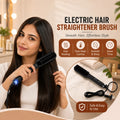 Electric Heated Hair Straightener Brush