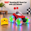 360° Rotating RC Stunt Car with LED Wheels