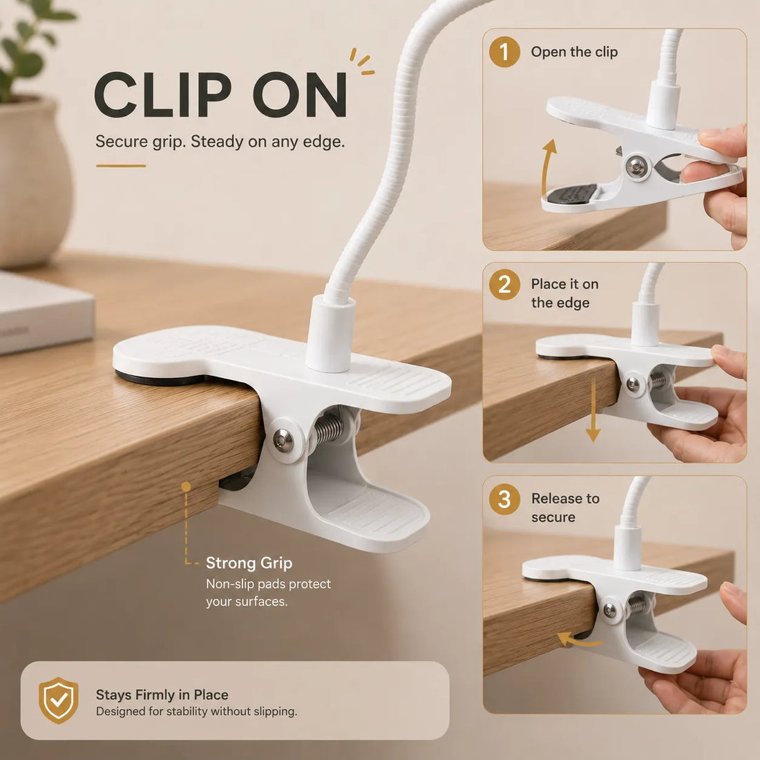 Flexible Adjustable Desktop Stand for Video Recording