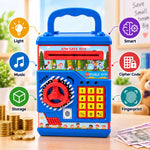 Electronic ATM Money Bank with Password & Fingerprint Sensor