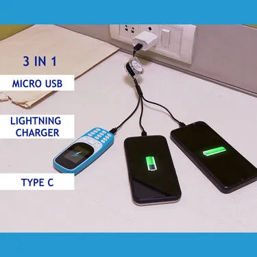 3 in 1 Multi Retractable Charging Cable
