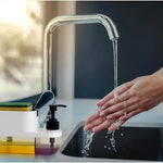 3 in 1 Dish Soap Pump Dispenser with Sponge Holder | Clay & Plastic Kitchen Sink Organizer | Liquid Soap Dispenser - Dreamzhub