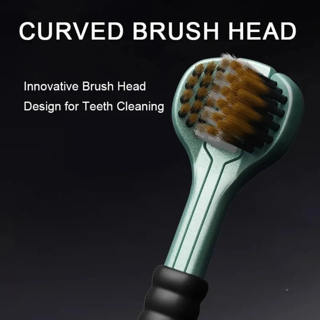3 - Sided Toothbrush | Ultra Soft Bristles for Deep Cleaning - Dreamzhub