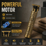 Premium Golden Grooming Trimmer with Digital Watch