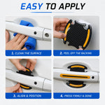 Car Door Handle & Undercarriage Scratch Guard Reflectors