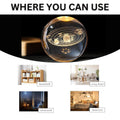 3D Crystal Ball Solar System Night Lamp | Cosmic Elegance for Your Room - Dreamzhub
