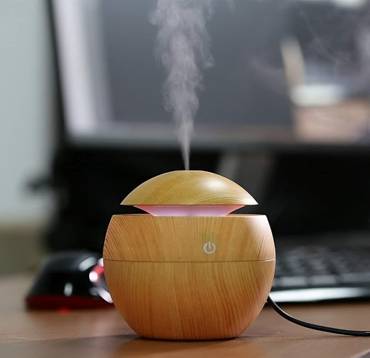 Wooden Cool Mist Humidifier – Stylish, Silent & Relaxing Air Humidifier