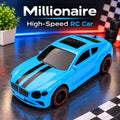 Millionaire High-Speed RC Car with Rear Lights – Blue