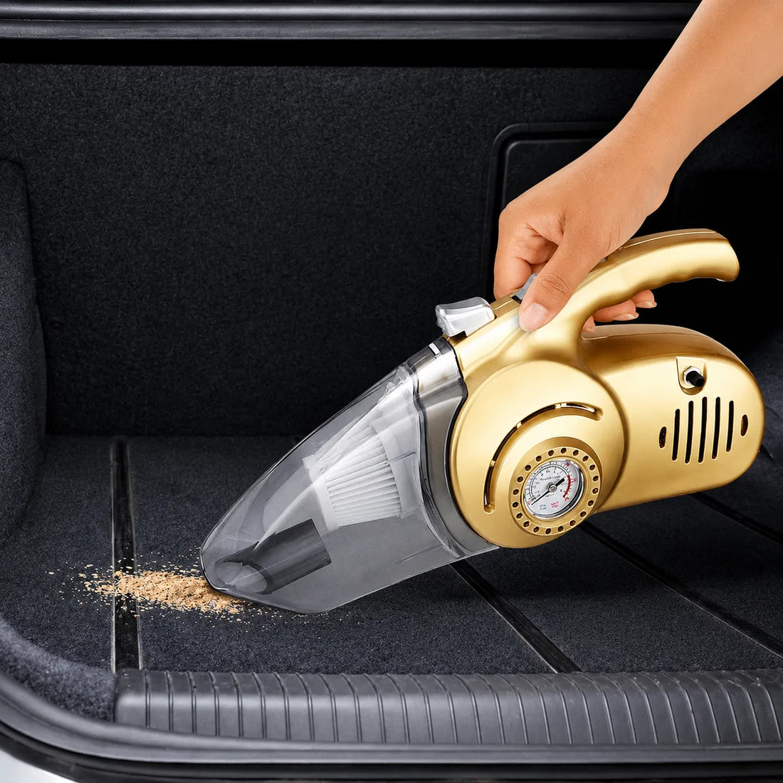 4 in 1 Car Vacuum Cleaner with Tyre Inflator
