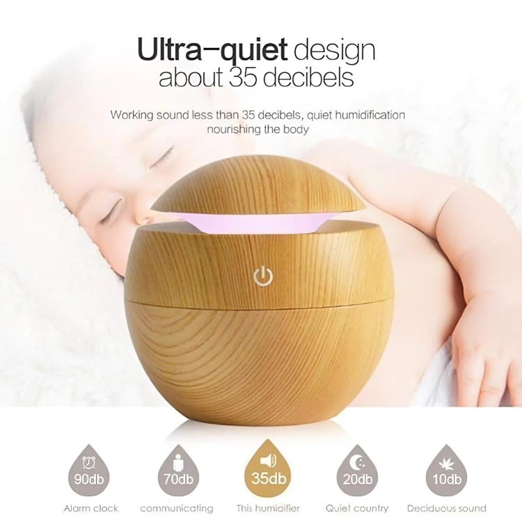 Wooden Cool Mist Humidifier – Stylish, Silent & Relaxing Air Humidifier