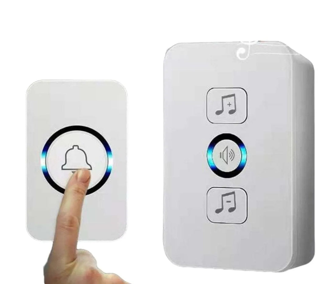 Wireless Doorbell Chime with Emergency Alert Button & 32 Melodies