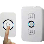 Wireless Door Bell Chime Kit |Panic/Emergency Button for Elderly, LED Indicator Wireless Door Chime (32 Tunes)
