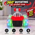 360° Rotating RC Stunt Car with LED Wheels