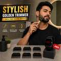 Premium Golden Grooming Trimmer with Digital Watch
