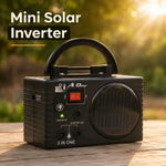 Solar Backup Lighting Kit with Dual Bulbs & COB Lamp