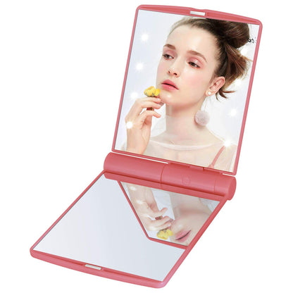 Small Portable Pocket and Travel LED Mirror