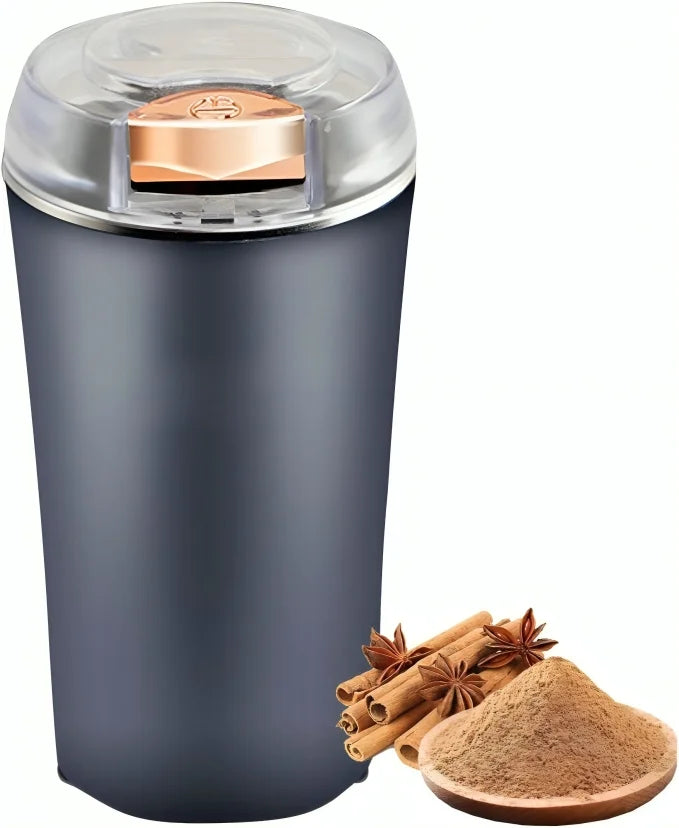 Stainless Electric Portable Grinder | USB Rechargeable & Compact for Coffee & Spices