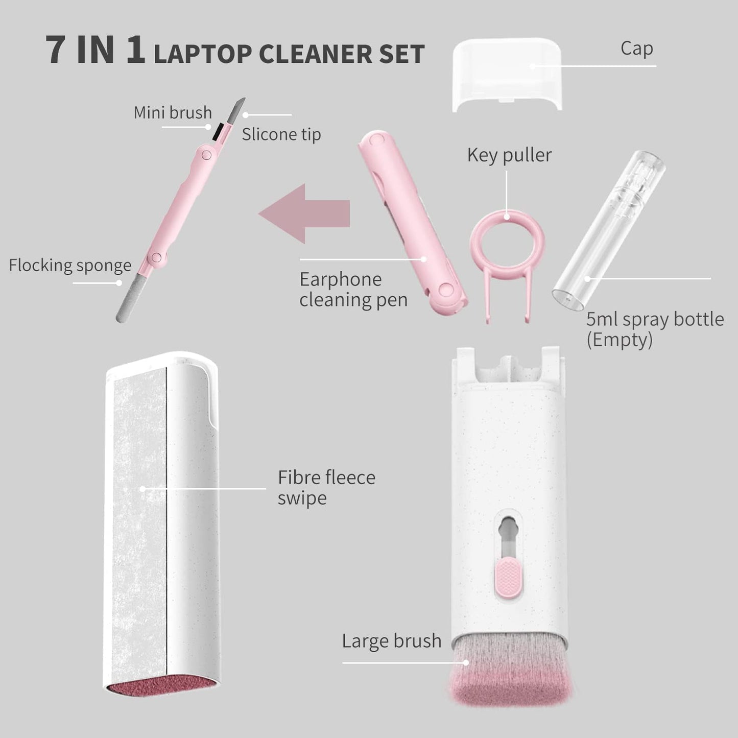 All-in-1 Mini Cleaning Kit - Compact Cleaning Power