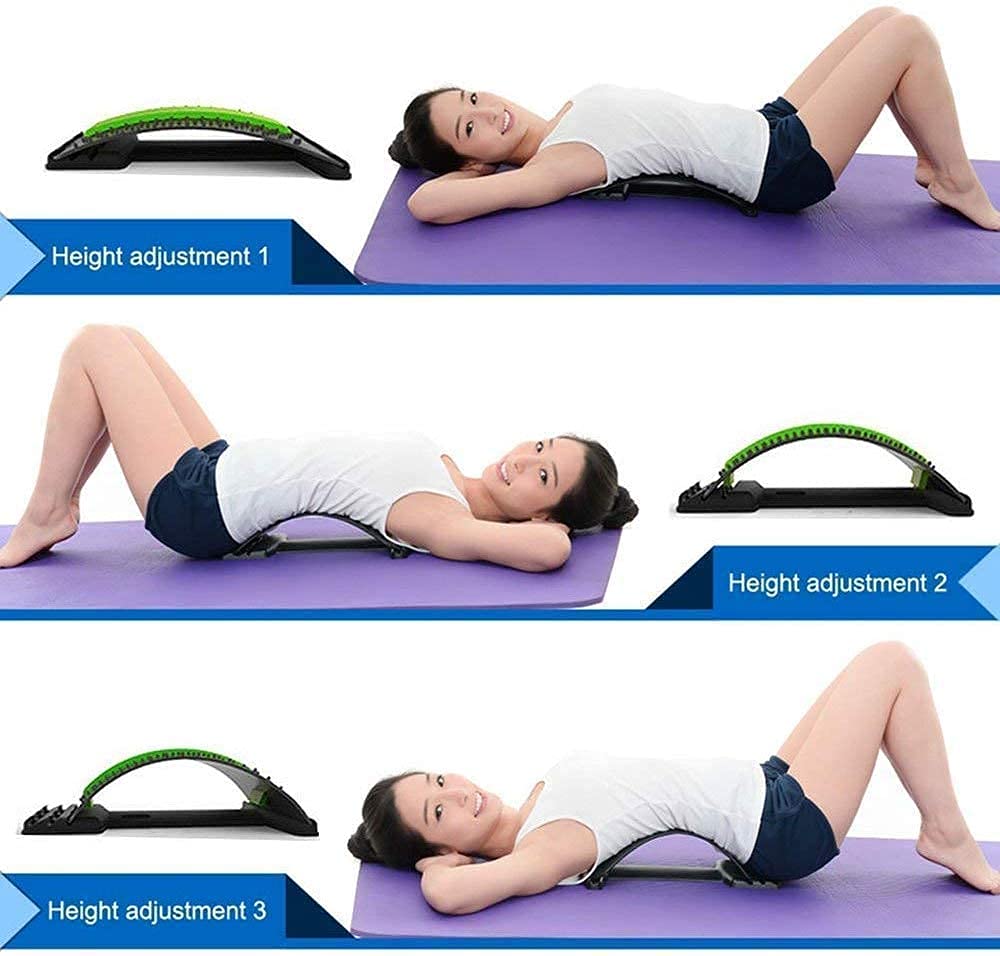 Adjustable Multi-Level Lumbar Back Stretching Support