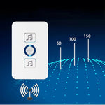 Wireless Door Bell Chime Kit |Panic/Emergency Button for Elderly, LED Indicator Wireless Door Chime (32 Tunes)