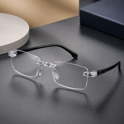Rimless Reading Glasses with Adaptive Vision & Screen Protection Buy 1 Get 2 FREE