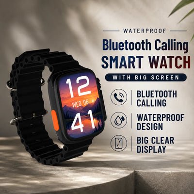 Bluetooth Smartwatch With Calling & Big Display | Water Resistant