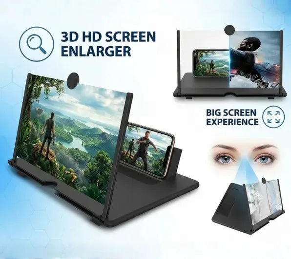 Eyes Protection Enlarged with 3D-Screen Magnifier