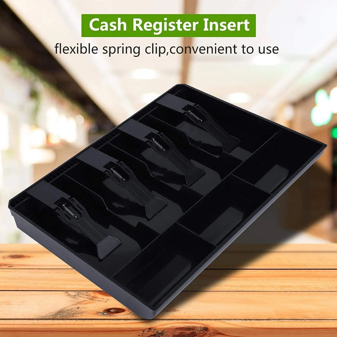 Portable Money Organizer Tray for Cash and Coins