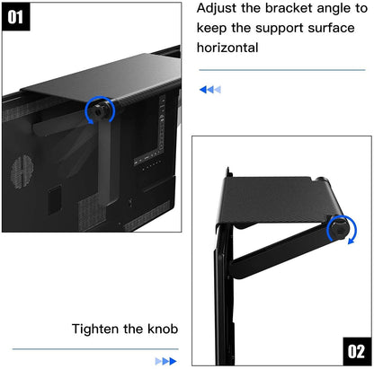 Adjustable Non-Slip TV Shelf - Organize and Display Smartly