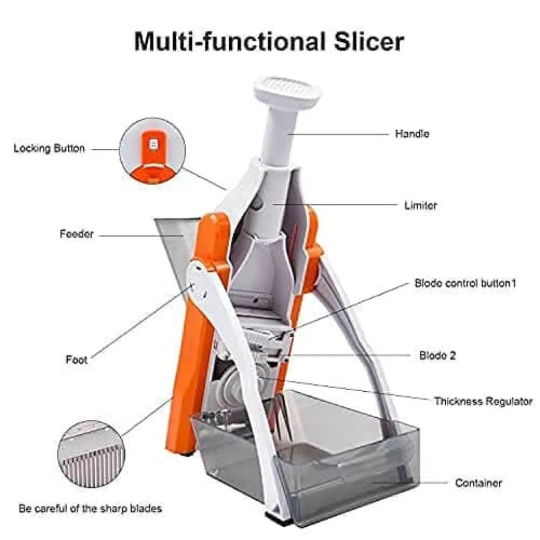 Revolutionize Your Kitchen with the Ultimate Multifunction Mandoline Slicer