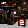 Multi-Purpose Solar Lantern with Long-Range LED Torch