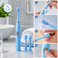 Electric Toothbrush with 2 Replaceable Heads
