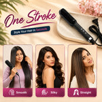 Electric Heated Hair Straightener Brush