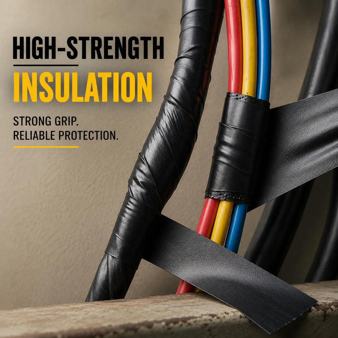 Heavy-Duty Electrical Insulation Tape – Pack of 2
