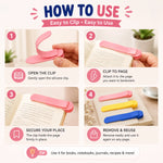 Soft Silicone Bookmark Clip Buy 1 Get 2 Free
