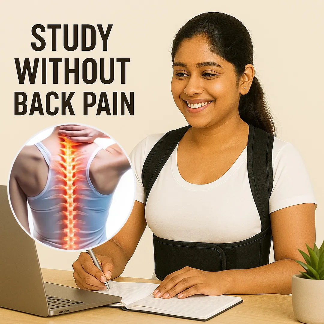 Adjustable Back Posture Corrector Back Support Belt | Back Pain Back Straight And Shoulder Support Belt