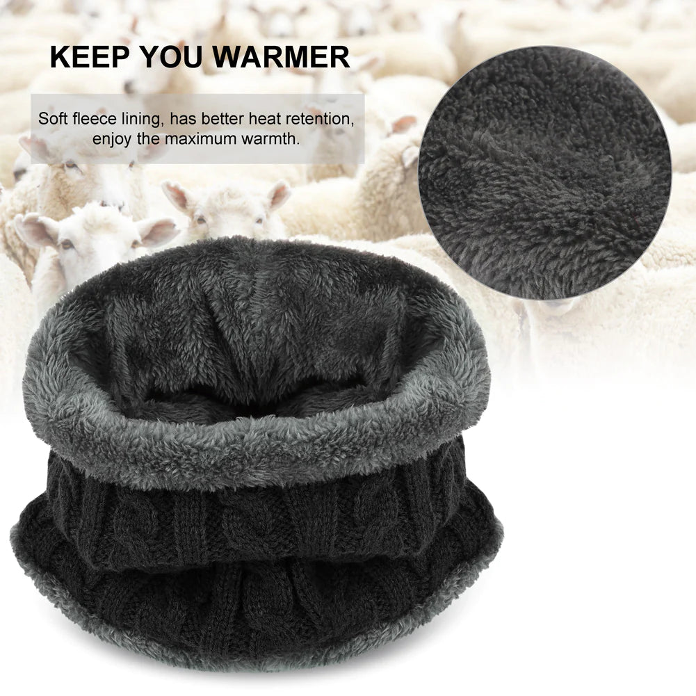 Woolen Muffler Cap