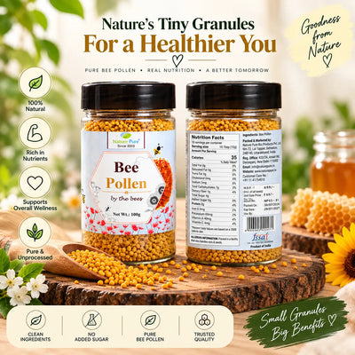 Nature Pure Bee Pollen – 100% Natural Bee Pollen Granules