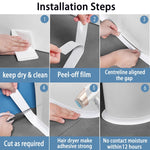 Self-Adhesive Waterproof Caulking Tape | Kitchen & Bathroom Sealing Strip
