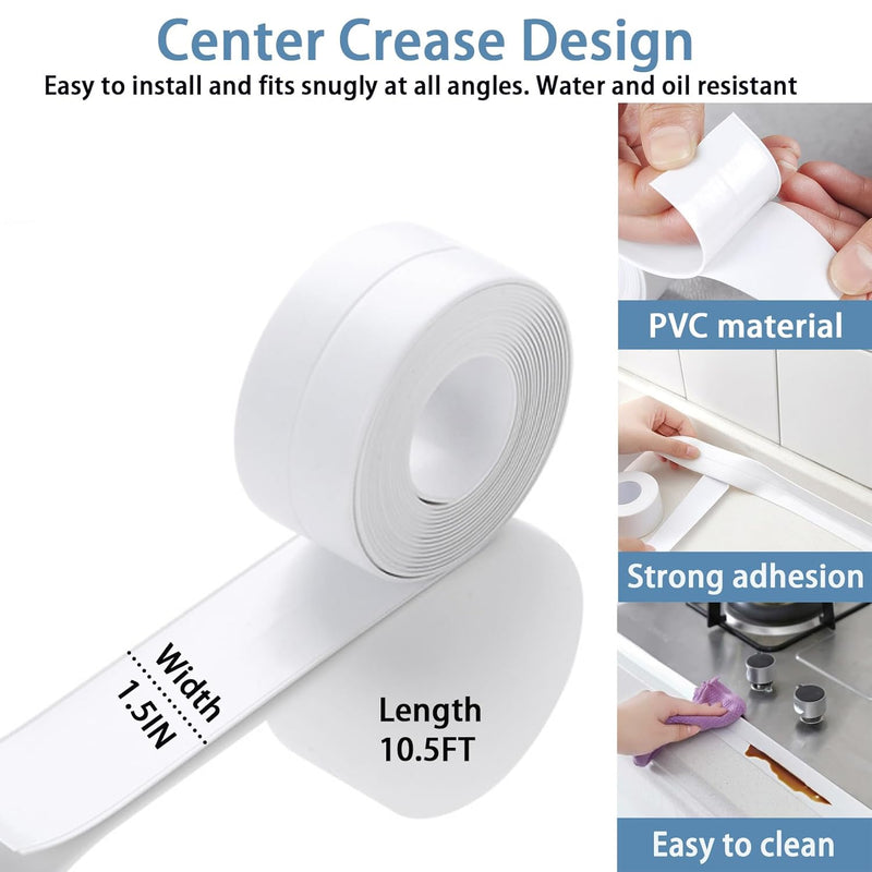 Self-Adhesive Waterproof Caulking Tape | Kitchen & Bathroom Sealing Strip